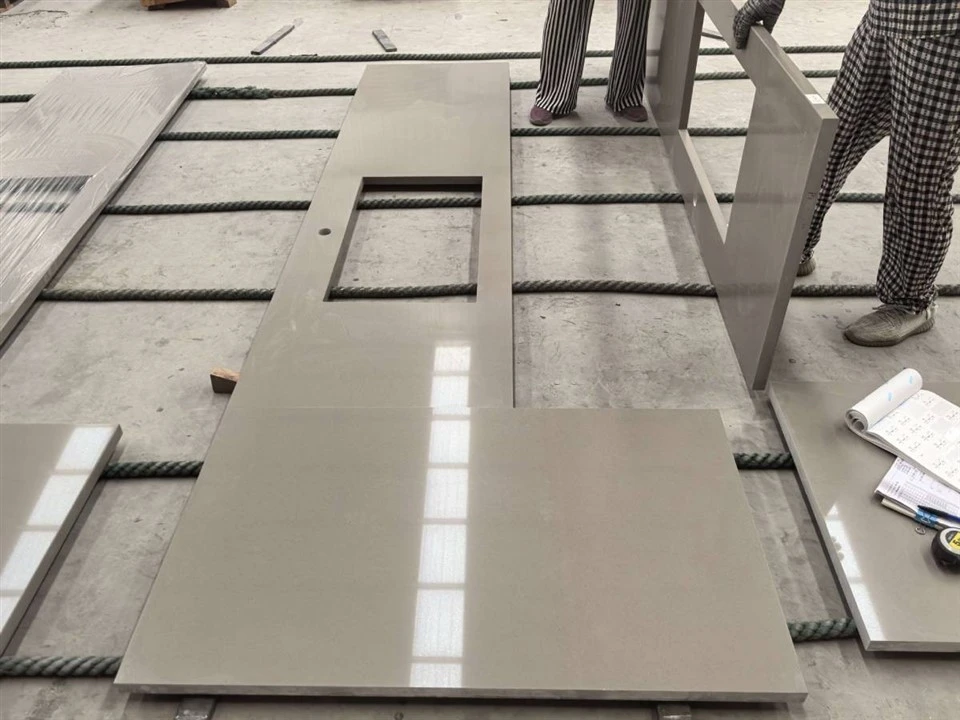 Custom Grey Quartz Countertops for sale